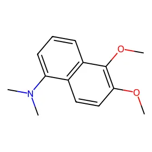 2-Naphthylamine, 5,6-dimethoxy-N,N-dimethyl- structure
