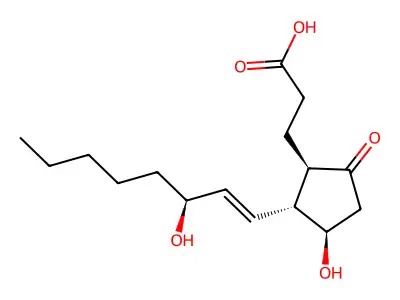 Tetranor-PGE1 structure
