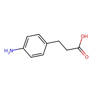 3-(4-氨基苯基)丙酸 structure