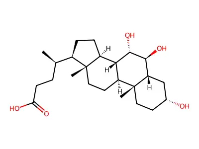 alpha-Muricholic acid structure
