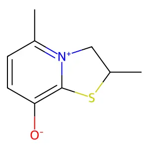 2,3-Dihydro-2,5-dimethylthiazolo[3,2-a]pyridinium-8-olate structure