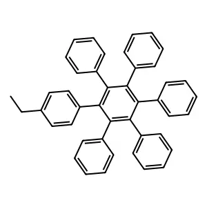 1-(4-Ethylphenyl)-2,3,4,5,6-pentakis-phenylbenzene structure