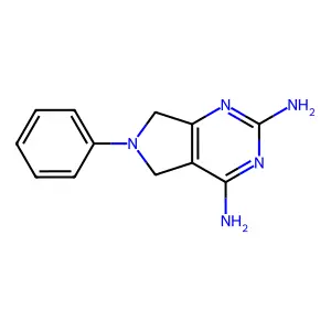 6-Phenyl-6,7-dihydro-5h-pyrrolo[3,4-d]pyrimidine-2,4-diamine structure