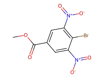 Methyl 4-bromo-3,5-dinitrobenzoate structure