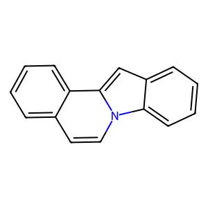 Indolo(2,1-a)isoquinoline structure