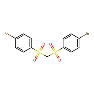 1-Bromo-4-[(4-bromophenyl)sulfonylmethylsulfonyl]benzene structure