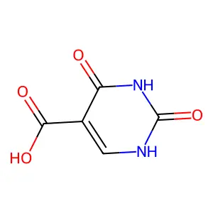 1,2,3,4-Tetrahydro-2,4-dioxo-5-pyrimidinecarboxylic acid structure