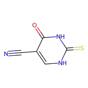 4-Hydroxy-2-sulfanylpyrimidine-5-carbonitrile structure