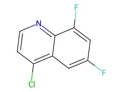 4-Chloro-6,8-difluoroquinoline structure