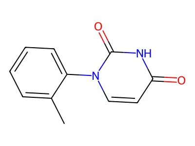 1-(2-Methylphenyl)uracil structure