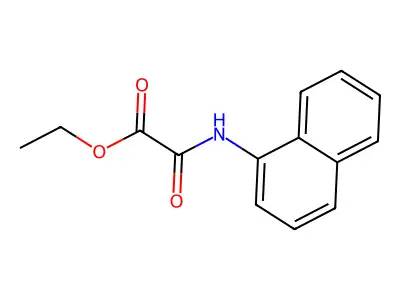 Ethyl (1-naphthylamino)(oxo)acetate structure