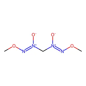 2,8-Dioxa-3,4,6,7-tetraazanona-3,6-diene, 4,6-dioxide structure