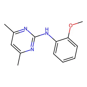 N-(2-methoxyphenyl)-4,6-dimethylpyrimidin-2-amine structure