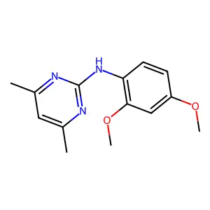 N-(2,4-Dimethoxyphenyl)-4,6-dimethyl-2-pyrimidinamine structure