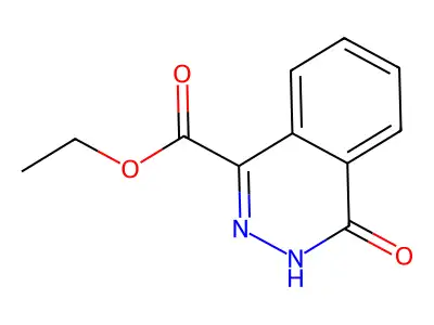 Ethyl 4-oxo-3,4-dihydrophthalazine-1-carboxylate structure