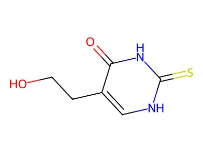 5-(2-Hydroxyethyl)-2-thiouracil structure