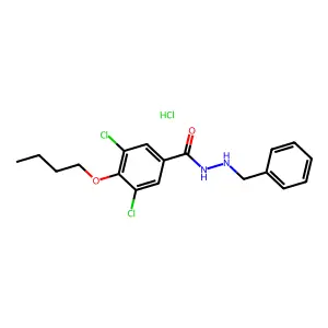 Benzamide, N-(3,4-dichlorophenyl)-2-((2,3-dimethylphenyl)amino)- structure