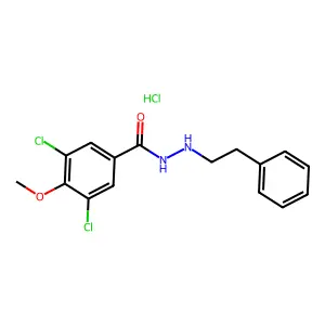 Benzamide, N-(2-chlorophenyl)-2-((3-(trifluoromethyl)phenyl)amino)- structure