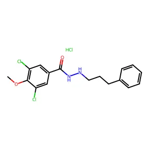 Benzamide, N-(4-chlorophenyl)-2-((3-(trifluoromethyl)phenyl)amino)- structure