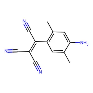 2-(4-Amino-2,5-dimethylphenyl)ethene-1,1,2-tricarbonitrile structure