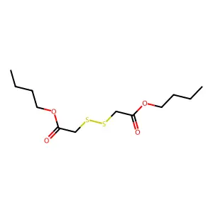 Dibutyl 2,2'-dithiodiacetate structure