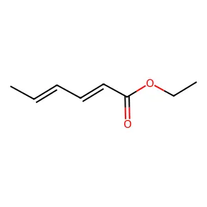 Ethyl hexa-2,4-dienoate structure