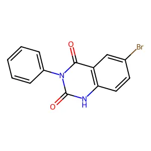 6-Bromo-3-phenylquinazoline-2,4(1H,3H)-dione structure