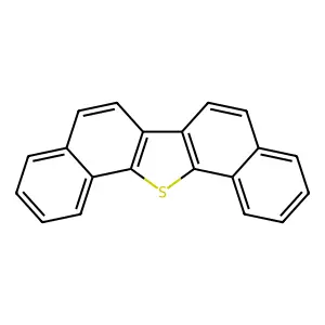 Dinaphtho(1,2-b:2',1'-d)thiophene structure