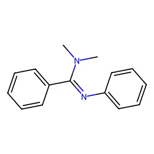 N,N-Dimethyl-N'-phenyl-benzamidine structure