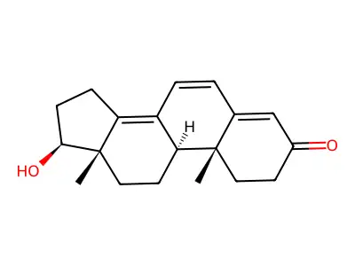 6,8(14)-Bisdehydrotestosterone structure