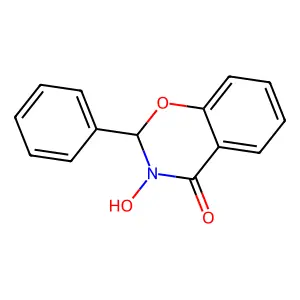 2,3-Dihydro-3-hydroxy-2-phenyl-4H-1,3-benzoxazin-4-one structure