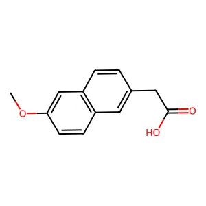 2-(6-甲氧基萘-2-基)乙酸 structure