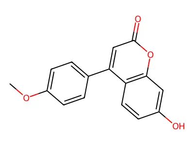 7-Hydroxy-4-(4-methoxyphenyl)chromen-2-one structure