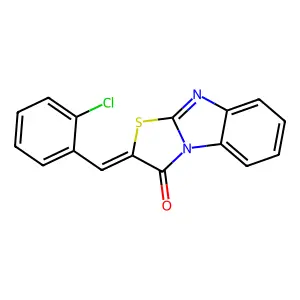 (E)-2-(2-Chlorobenzylidene)benzo[4,5]imidazo[2,1-b]thiazol-3(2H)-one structure