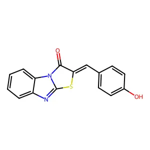 2-[(4-Hydroxyphenyl)methylidene]-[1,3]thiazolo[3,2-a]benzimidazol-1-one structure