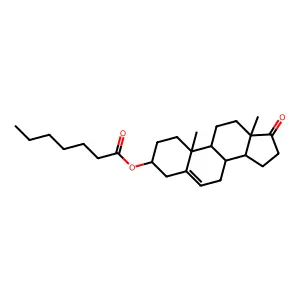 庚酸脱氢表雄酮 structure
