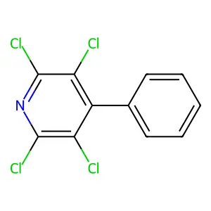 2,3,5,6-Tetrachloro-4-phenylpyridine structure