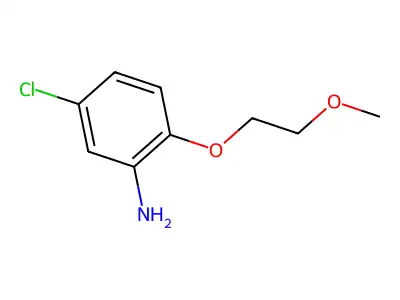 5-Chloro-2-(2-methoxyethoxy)aniline structure