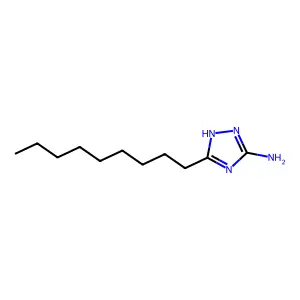 3-Nonyl-1H-1,2,4-triazol-5-amine structure