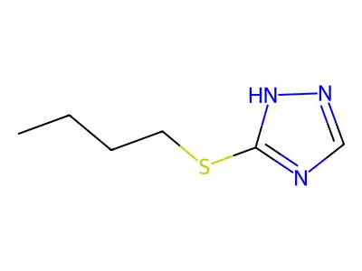 5-butylsulfanyl-1H-1,2,4-triazole structure