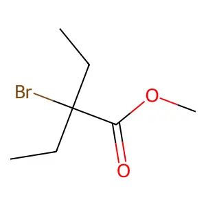 Methyl 2-bromo-2-ethylbutyrate structure