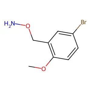 Hydroxylamine, O-(5-bromo-2-methoxybenzyl)- structure