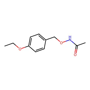 Acetamide, N-((p-ethoxybenzyl)oxy)- structure