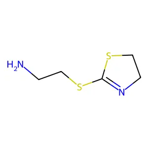 2-(4,5-Dihydro-1,3-thiazol-2-ylsulfanyl)ethan-1-amine structure