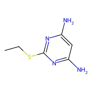2-(Ethylthio)pyrimidine-4,6-diamine structure