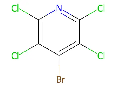 4-Bromo-2,3,5,6-tetrachloropyridine structure