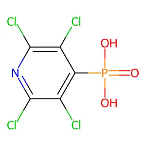 Phosphonic acid, (2,3,5,6-tetrachloro-4-pyridinyl)- structure