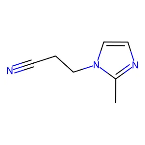 2-甲基-1H-咪唑-1-丙腈 structure