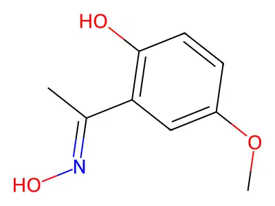 1-(2-Hydroxy-5-methoxy-phenyl)-ethanone oxime structure