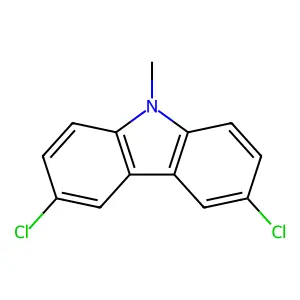 3,6-Dichloro-9-methylcarbazole structure